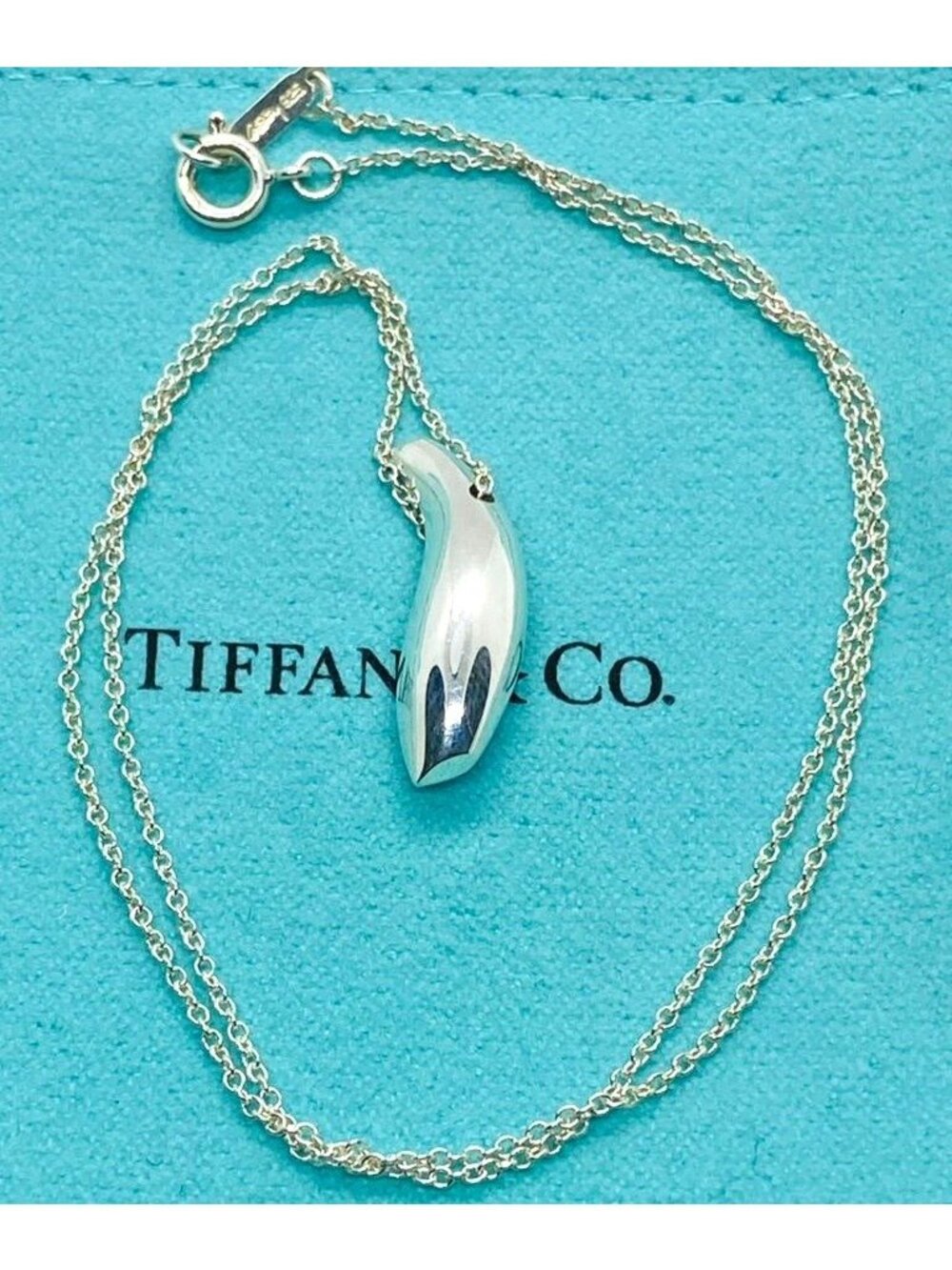 Tiffany & Co Sterling Silver 925 Frank Gehry Necklace 16"
